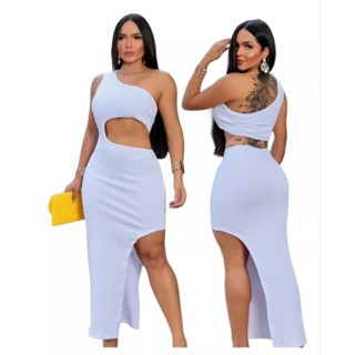 Vestido Manga Mula Manga Com Abertura Moda Gringa
