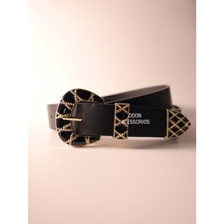 Cinto de moda feminina 2.8cm fivela dourado redondo