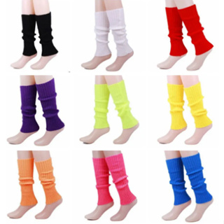 Polaina Meias Caneladas Fitness sem Pés Ballet Academia Aeróbicas em Lã（jiaowang） em Oferta na Shopee