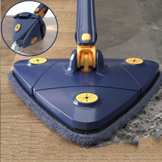 Esfregão Rodo Limpeza Giratorio 360° Mop Triangulo Mop Limpeza Pisos Janelas Vidros