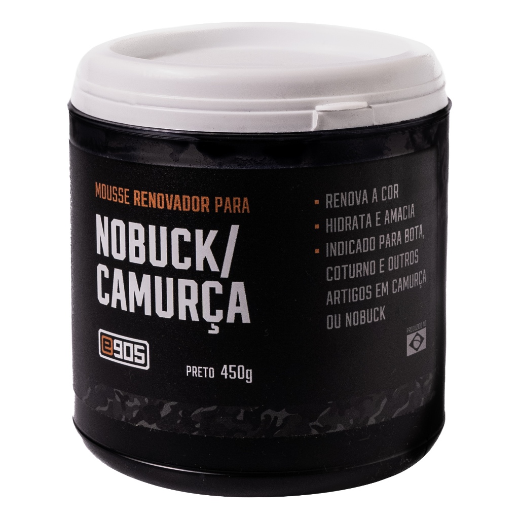 Creme Renovador Para Tenis ou Bota em Camurça / Nobuck 450g E905