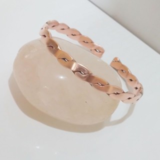 bracelete feminino de cobre 100% puro | Ajustável.