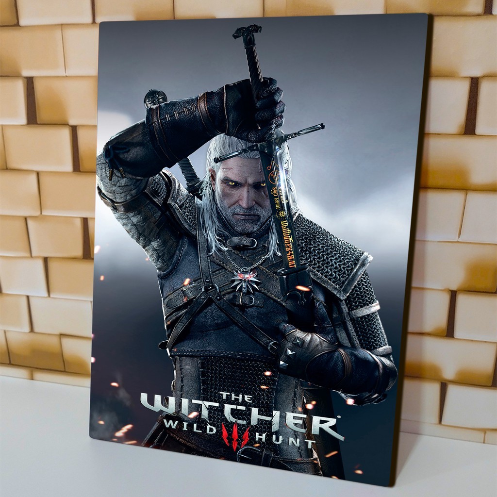 Quadro Decorativo The Witcher Game Serie Filmes Sala Quarto