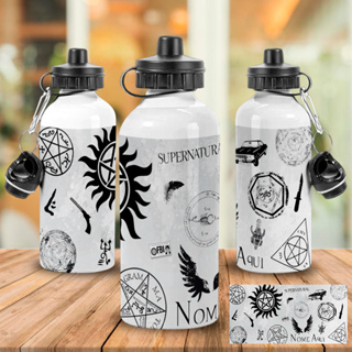 Garrafa Squeeze Série Supernatural com Nome personalizado em Oferta na Shopee