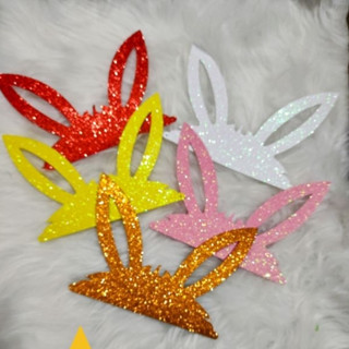 Máscara EVA glitter 50 UNIDADES Coelho com elástico, festas infantil aniversário em Oferta na Shopee