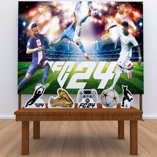 Festa Aniversário Futebol 2024 Decoração Cenários Kit Prata ATUALIZADO