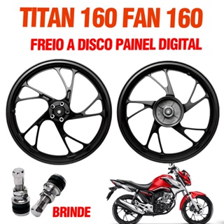 Rodao Liga Leve Fan Titan 160 Titan 2014/2015 Painel Digital em Oferta na Shopee