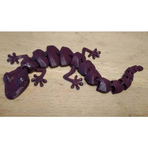 Lagarto Flexível - Lagarto articulado - Impressão 3D