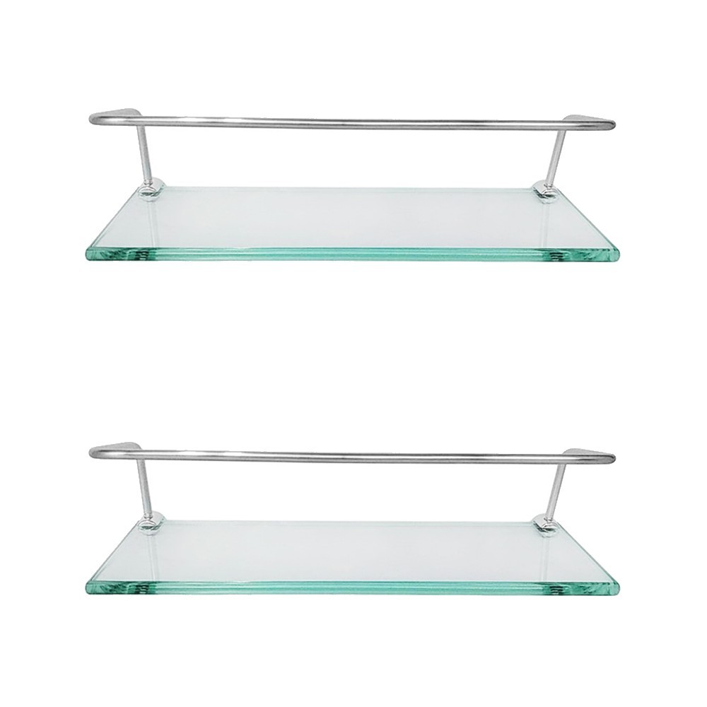 Combo 2 Porta Shampoo (10x60) + saboneteira incolor