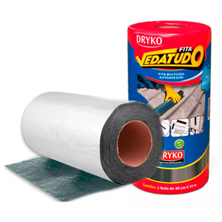Manta Asfaltica Auto Adesiva Aluminizada - 30cm X 10m em Oferta na Shopee