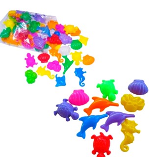 100 Mini Forminha de Brincar na Praia Areia Molde Kit Festa Lembrancinha em Oferta na Shopee