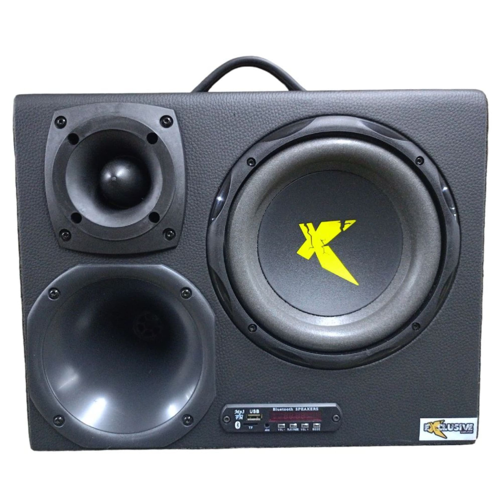 Caixa De Som Trio Amplificada 8 Polegadas Exclusive BT 300
