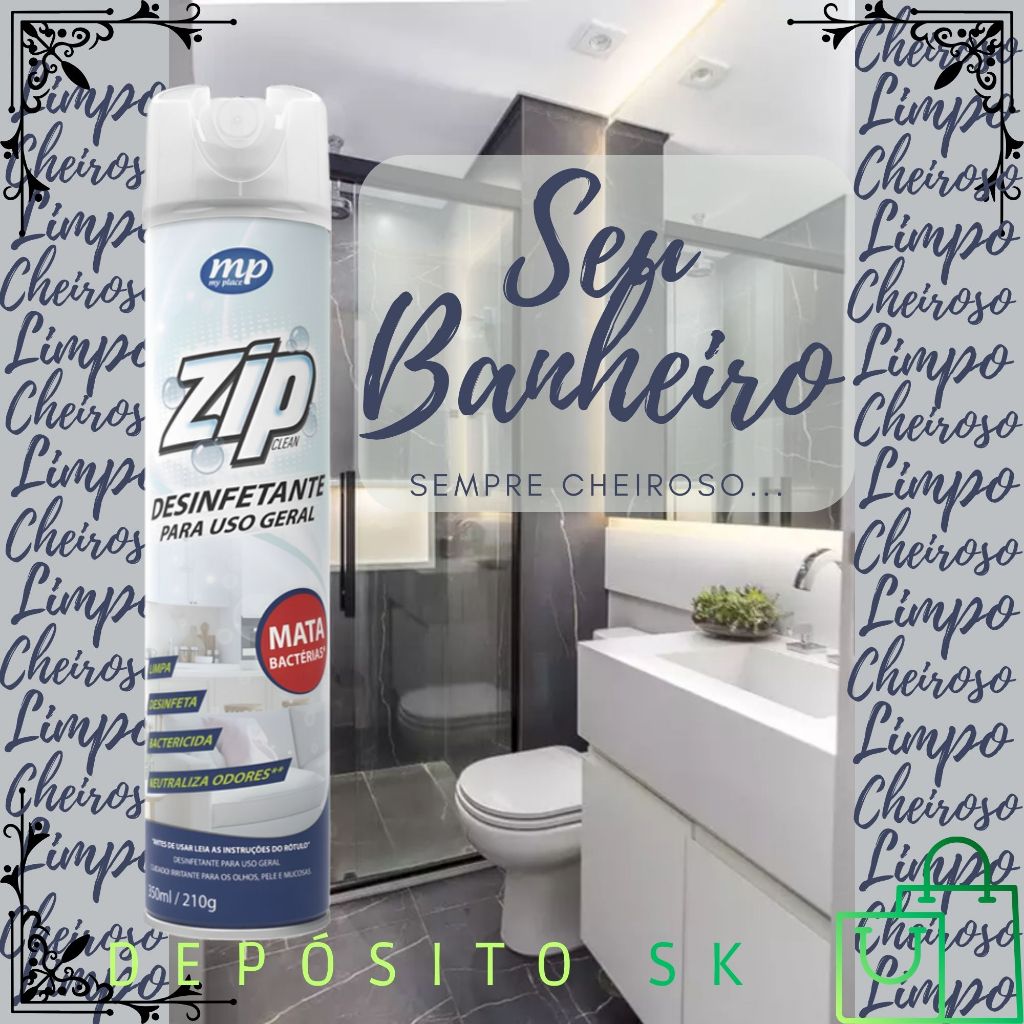 Desinfetante Para Uso Geral 350ml Bactericida