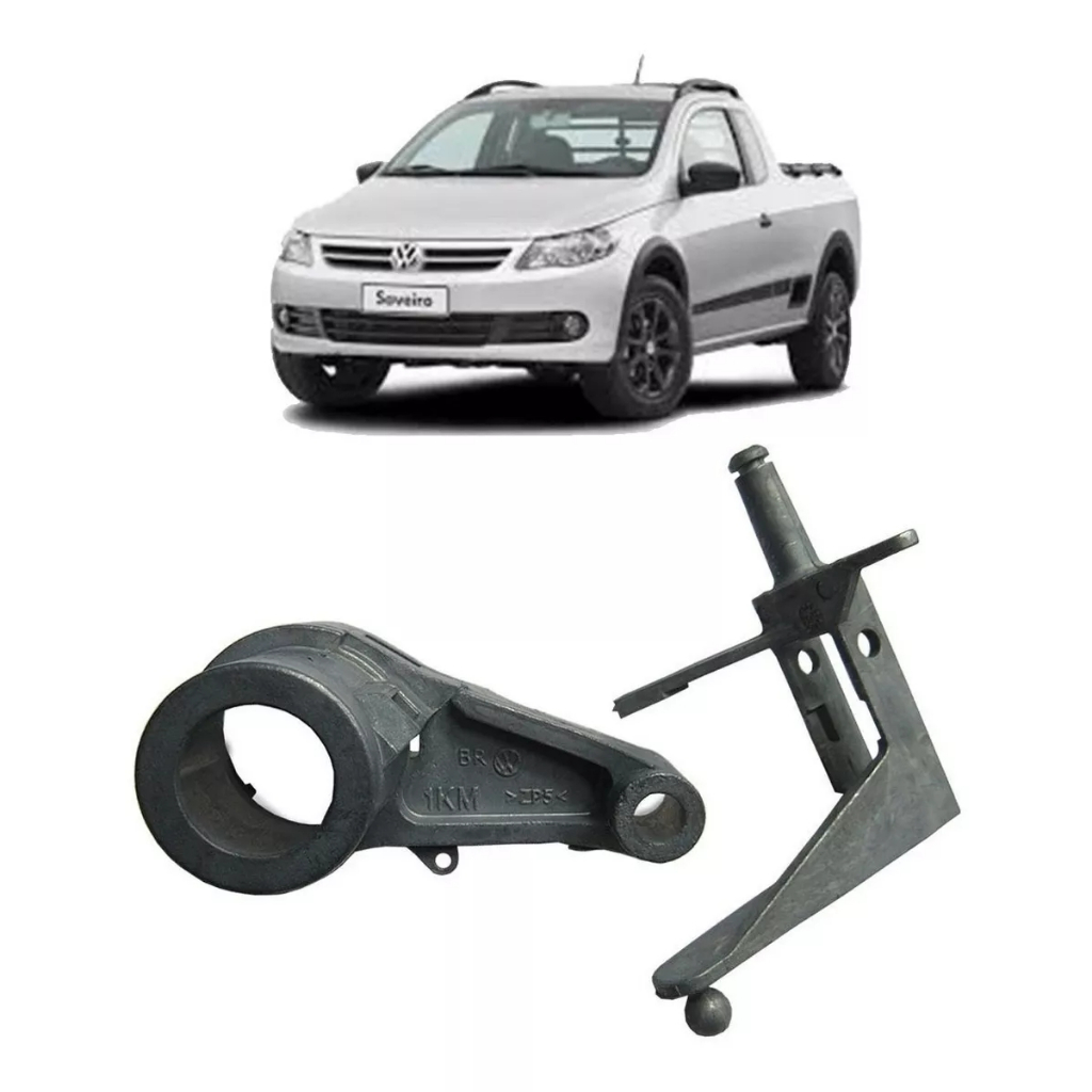 Cavalete Reparo Gatilho Maçaneta Tampa Caçamba Saveiro G5 G6 G7 original genuino Vw trava da cacamba