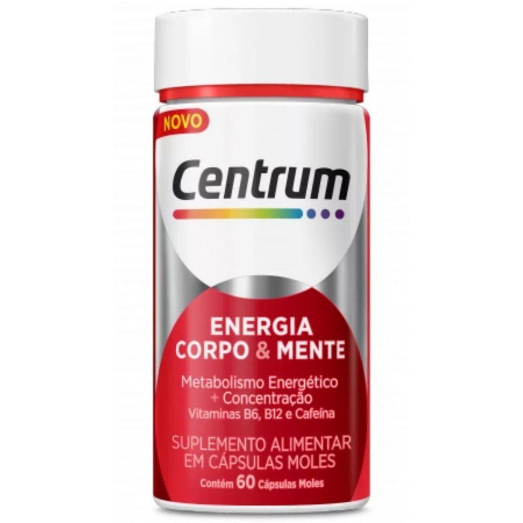 Centrum Energia Corpo E Mente 60 Capsulas