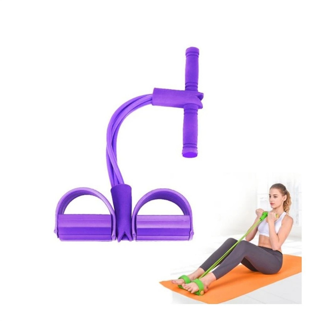 Elástico Extensor Pedal Fitness Musculação Pilates Treinamento Funcional