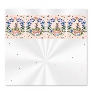 Saco Para Cesta Barrado Decorado e Liso Incolor 45cm x 60cm 5 peças