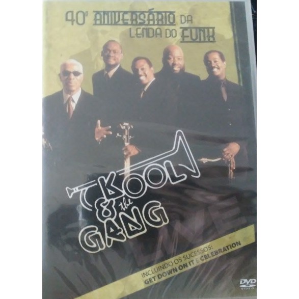 DVD KOOL E THE GANG 40 ANIVERSÁRIO DA LENDA DO FUNK (NOVO LACRADO DE FABRICA)