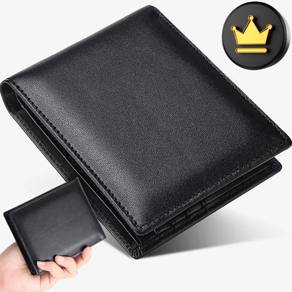 Carteira Slim Masculina CNH Cartão Couro Sintético Divisória Porta Documentos Notas Dinheiro RG