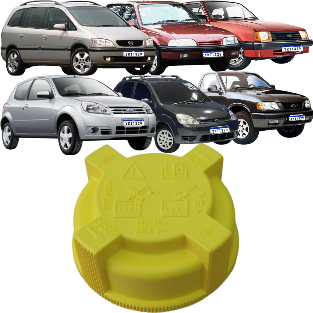 Tampa Reservatório do Radiador Vectra Agile Corsa Ka Fiesta em Oferta na Shopee