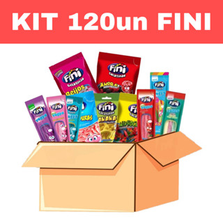 Kit 120un Bala Fini Gelatina Guloseimas Sortido - Envio Imediato