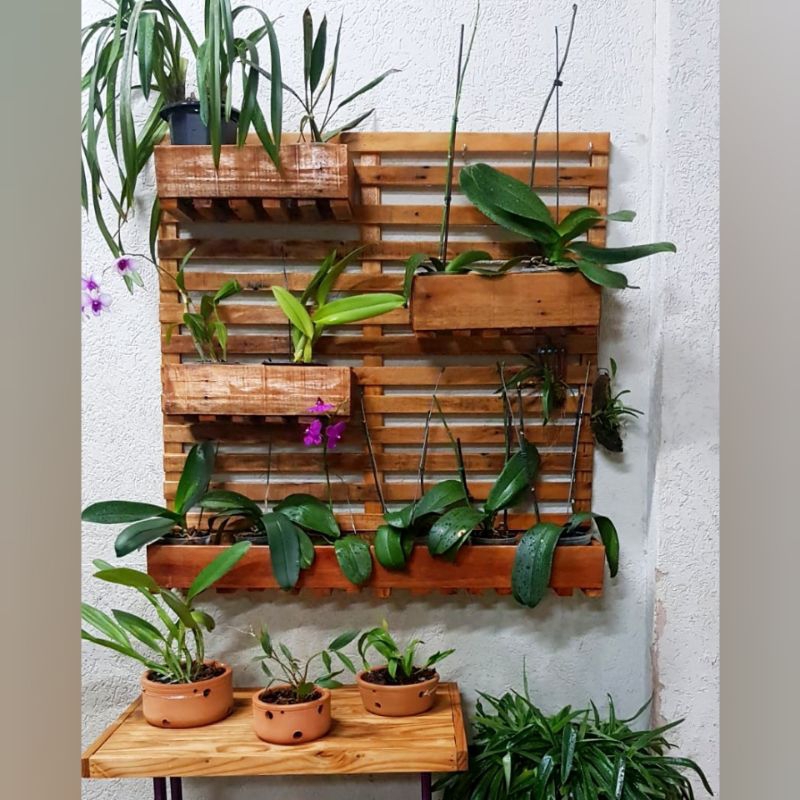 jardim vertical,floreira, suporte plantas, orquidário.