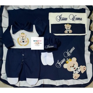 Saída maternidade personalizada ursinho príncipe💙😍