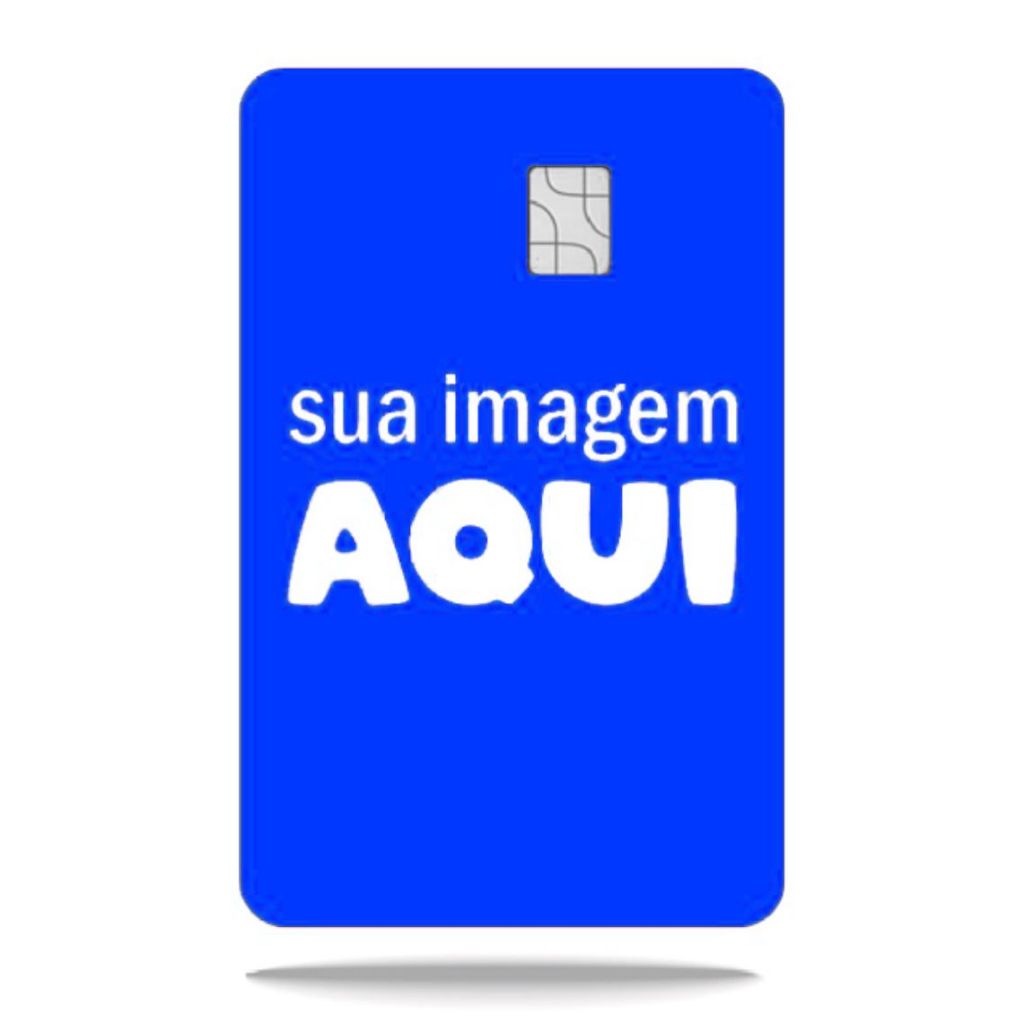 Adesivo Para Cartão De Crédito E Débito Personalizado - Sua imagem