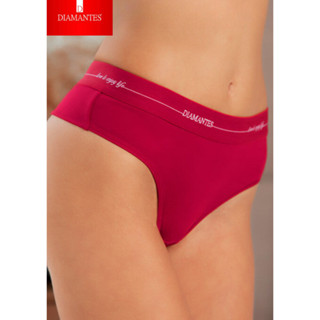 4 Calcinha Fio Dental Diamantes Lingerie Calcinha de Algodão kit calcinha feminina