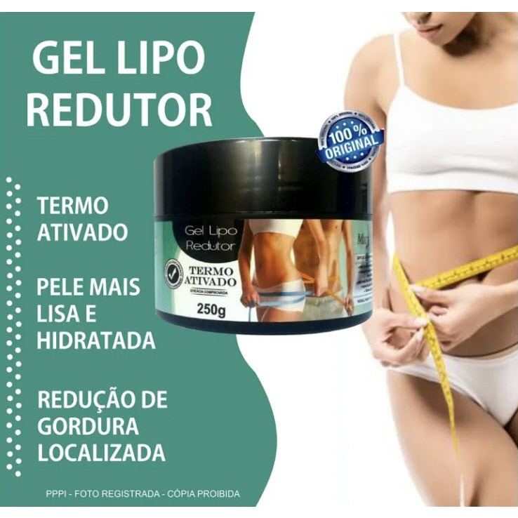 Gel Lipo Redutor Termo Ativado Queima Gordura Mary Life - MLO
