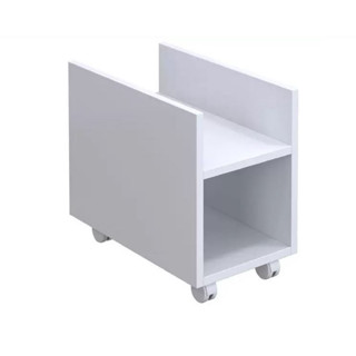 Suporte Para CPU e Nobreak Com Rodízios Escritório Home Office mdf