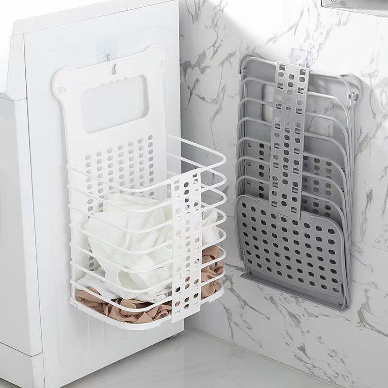 Cesto Organizador Multiuso Dobrável De Parede Plástico Cesta Cor sortido suporte para banh...