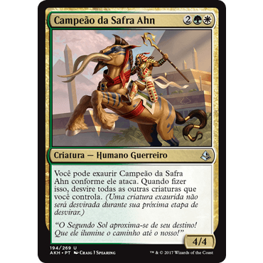 Campeão da Safra Ahn (Humano / Guerreiro) - Magic The Gathering