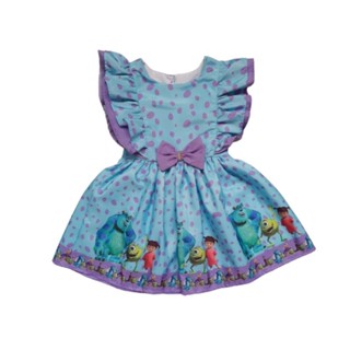 Vestido Temático Monstro S.A em Oferta na Shopee