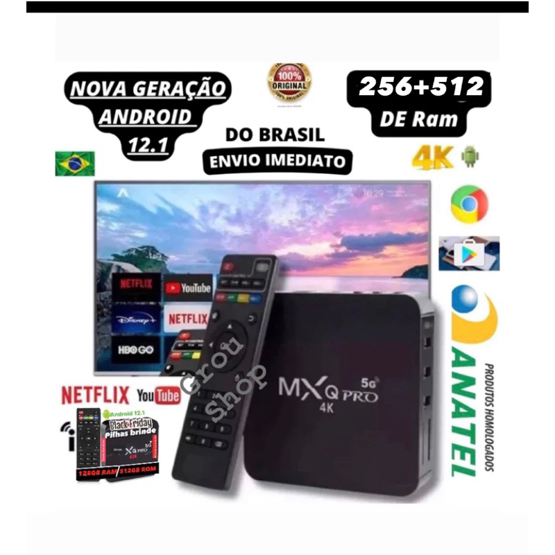 modelo 2024* Aparelho Conversor SMART TV para transformar sua TV comum em smart último lançam...