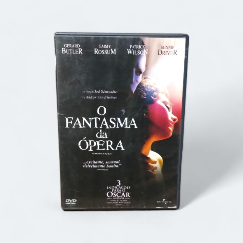 Dvd O Fantasma da Ópera - Joel Schumacher
