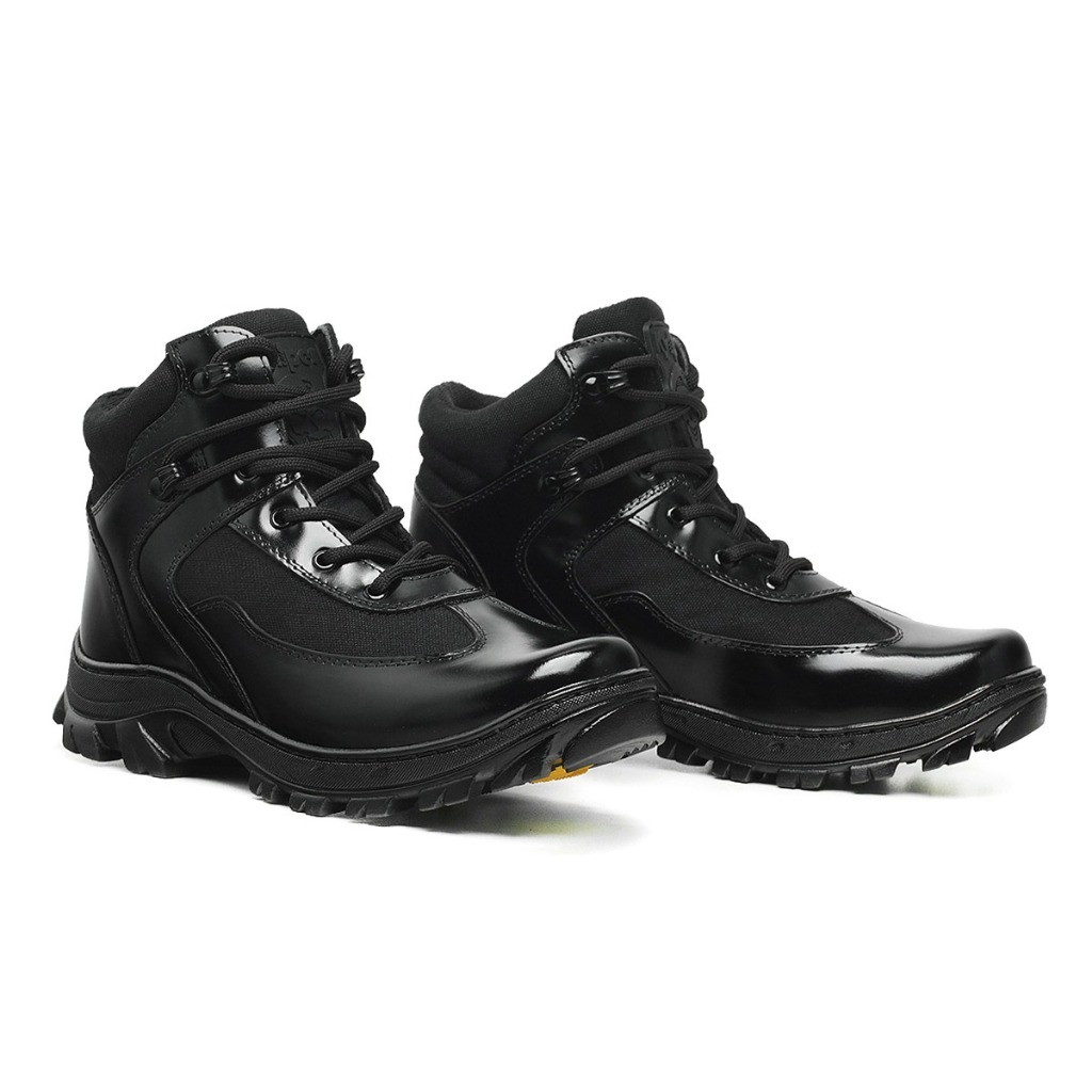 Bota Coturno Masculino Militar Tática Em Couro Legítimo