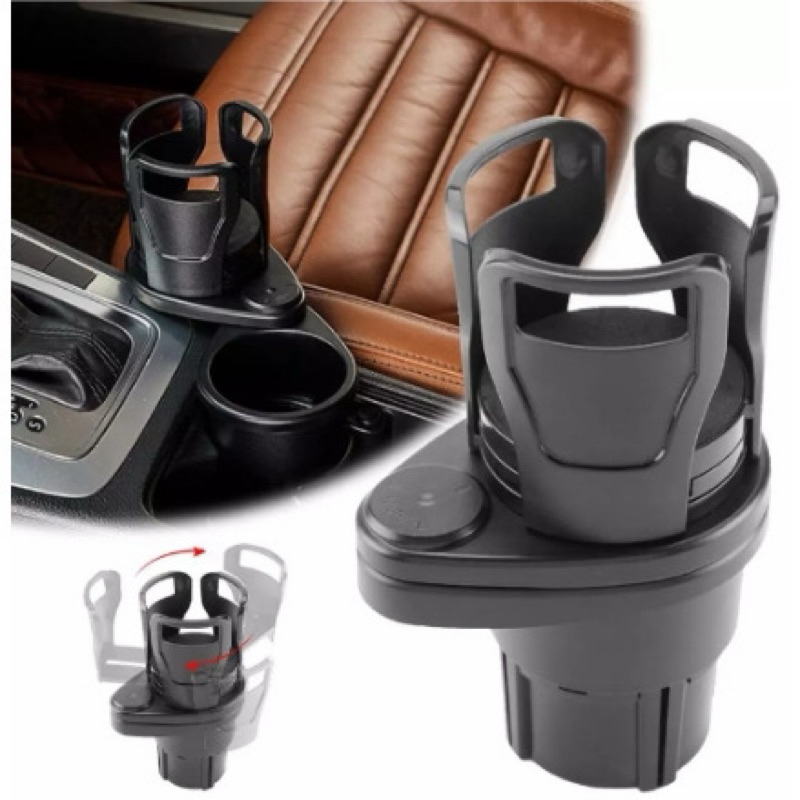 Suporte Para Copo De Carro Celular Garrafa Comida E Bebida Multifuncional Porta-Luvas Base Rotativa