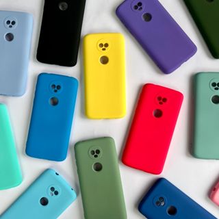 Capinha Para Motorola E5 Plus / Capa Case Silicone Aveludada Colorida Forrada (CF26)