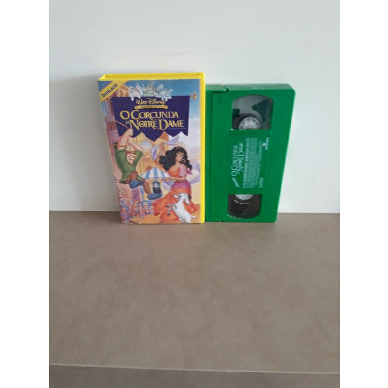 Fita Vhs O Corcunda De Notre Dame - Clássico Disney - Dublado