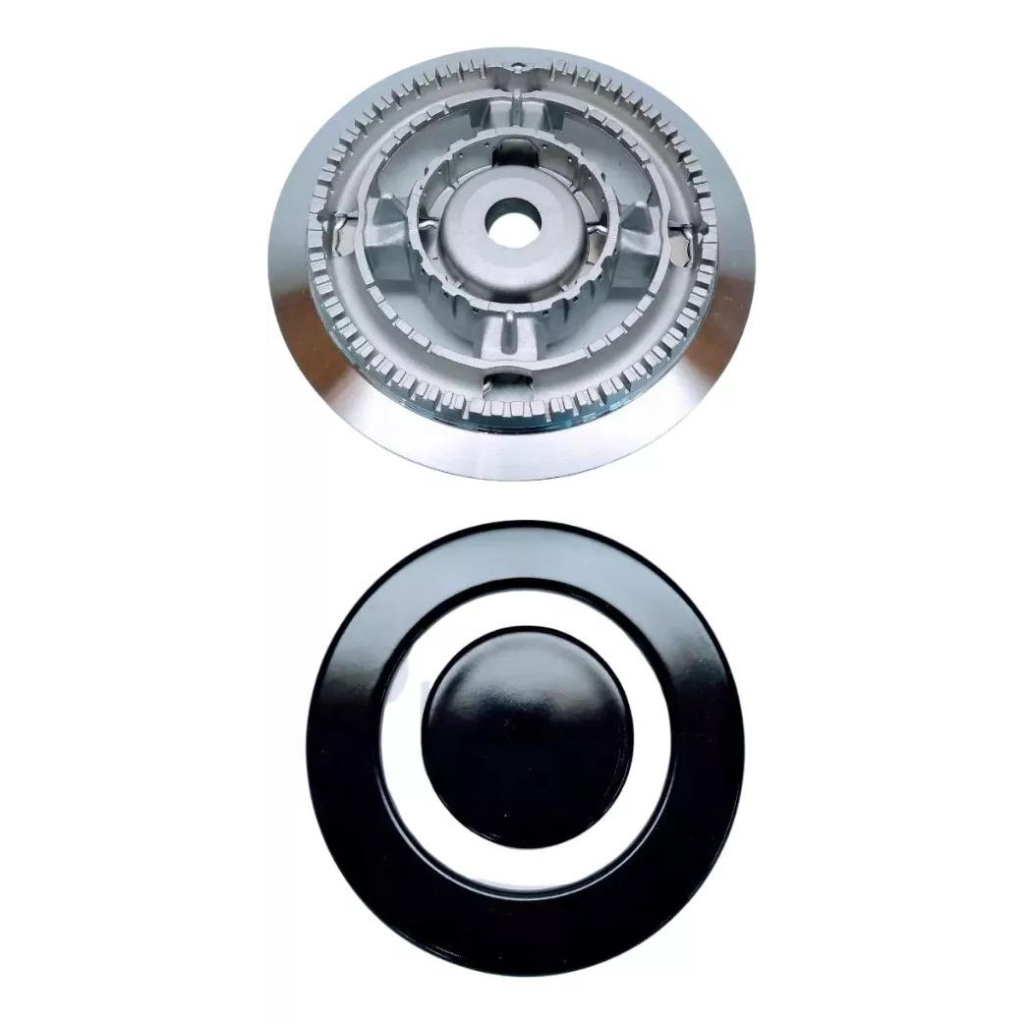 Queimador Espalha Chama Tripla Chama Antigo Cooktop Fischer