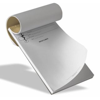 2 Blocos Receituário Médico (Arte Padrão Preto E Branco) em Oferta na Shopee