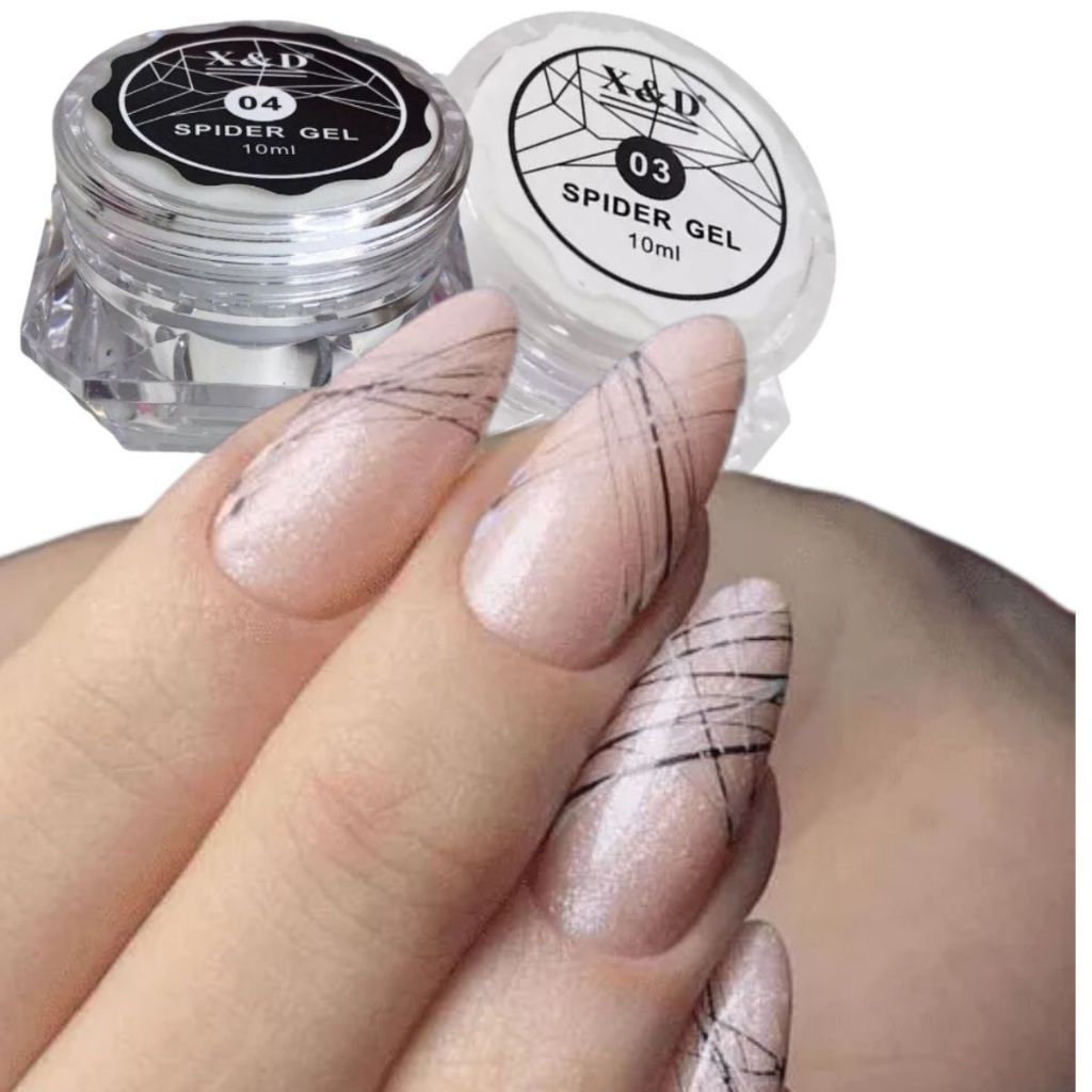 Gel Spider Teia De Aranha P/ Decoração De Unhas Gel.BX