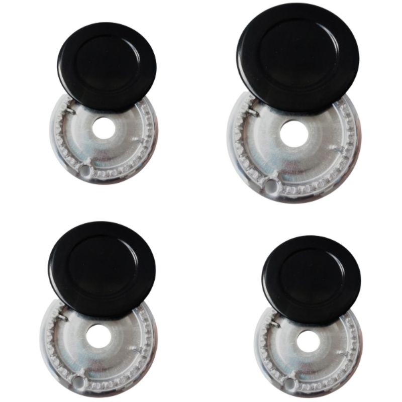 kit 4 bocas+ 4 velas para fogão atlas antigo genova velas polo fino boca 2 grande+2 pequena