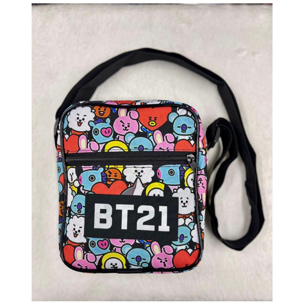 Bolsas De Ombro Femininas De K pop BTS BT21 em Oferta na Shopee