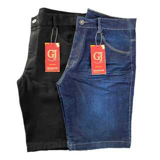 kit 2 Bermudas Short Jeans masculino Skinny Lycra
