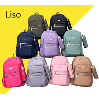 Mochila Feminina Com Estojo Universitário Mochila Para Colégio Textura Bordada Delicada Grande Capacidade tecido prova da agua
