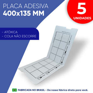 5 PLACAS ADESIVAS PARA ARMADILHA LUMINOSA MATA MOSCA  400x135mm em Oferta na Shopee