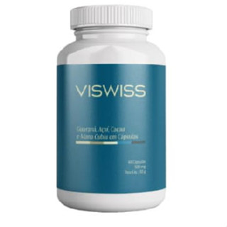 Viswiss - Guaraná, Açaí, Cacau e Maná Cubiu 60 / 90 Cápsulas 500mg - Suplemento Alimentar Natural