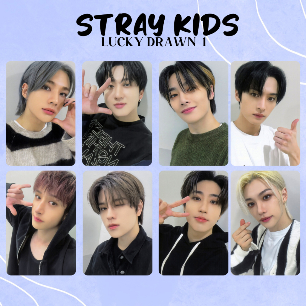 Photocards Stray kids Lucky Drawn FANMADE